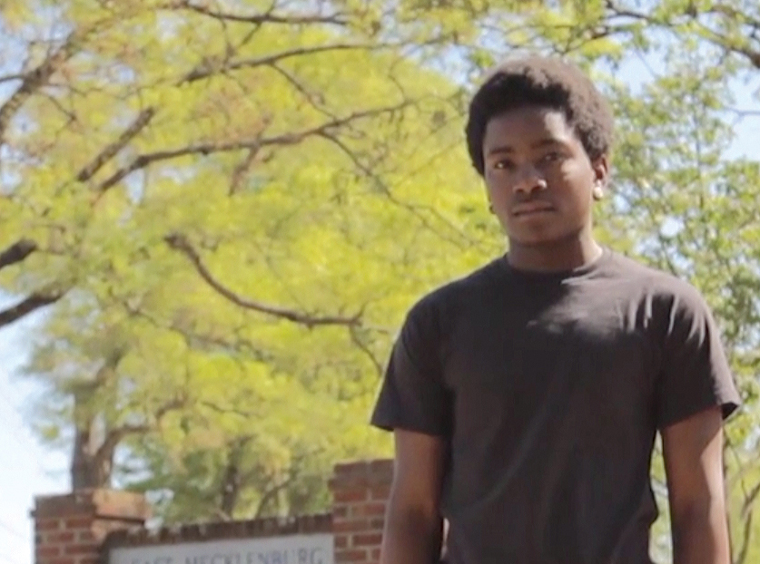 Blake Brockington pictured in a still from the short documentary "brocKINGton."